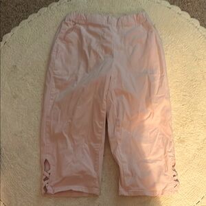 Light Pink Cropped Pants